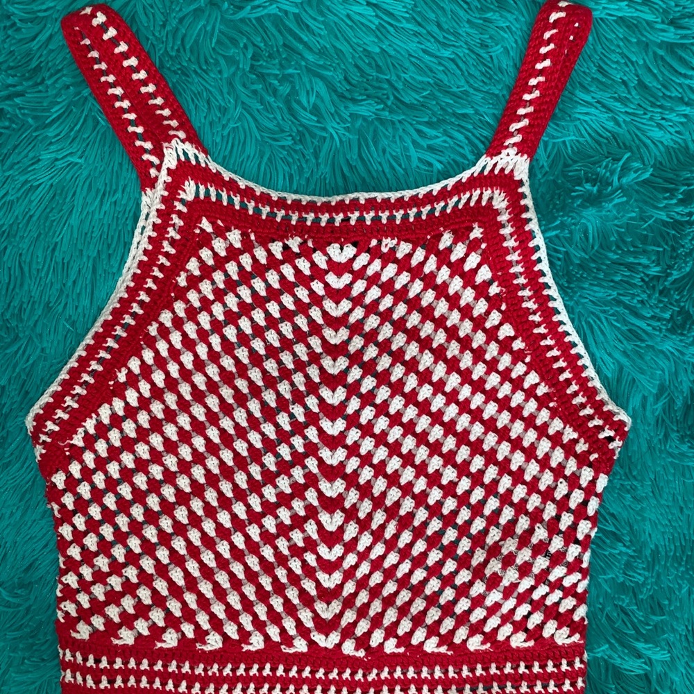 Knit forever 21 crop top